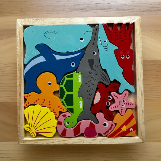 Marine animals Wooden Puzzle